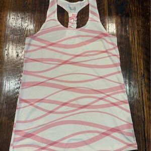 Head Pink and White Striped Top